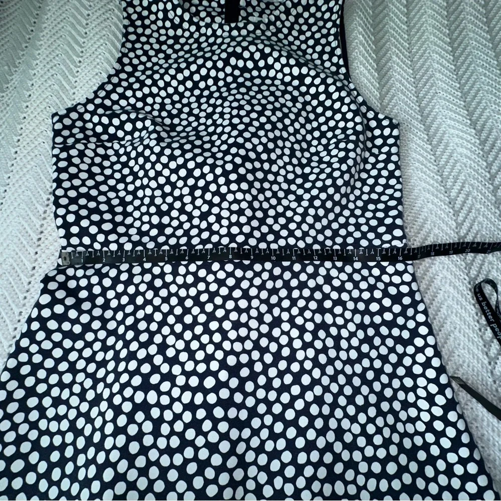 Women's Gap Fit and Flare Polka Dot Dress - Size 14 Tall - Picture 9 of 10